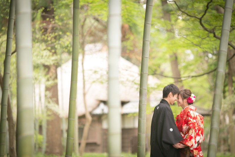 ピンクとグリーン