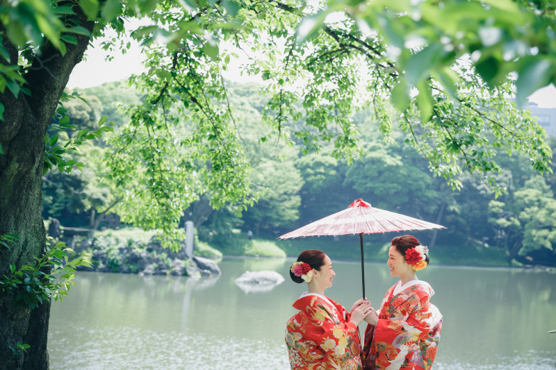 水辺に映る・・