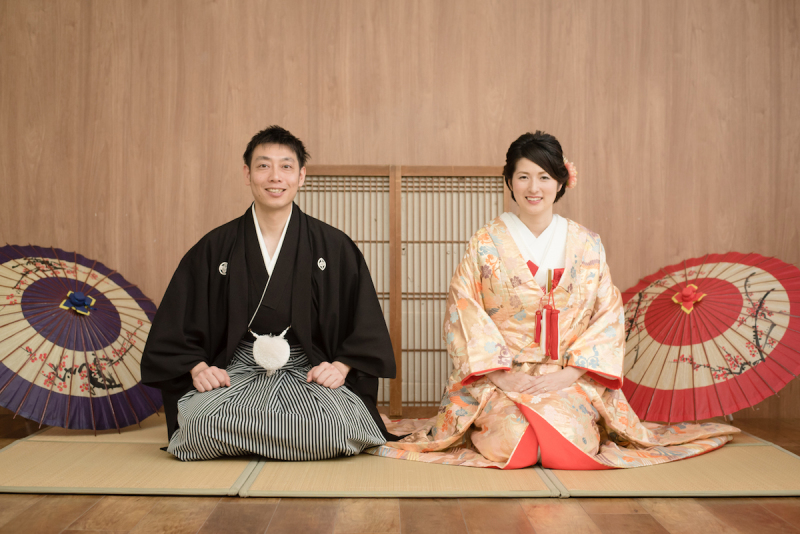 正座ショットでかっちりと