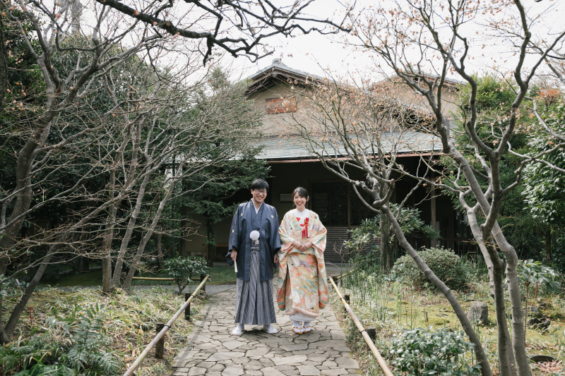 目白庭園にて