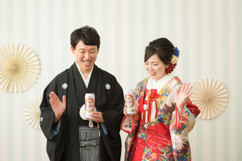 和装でびしっときめたお二人、、