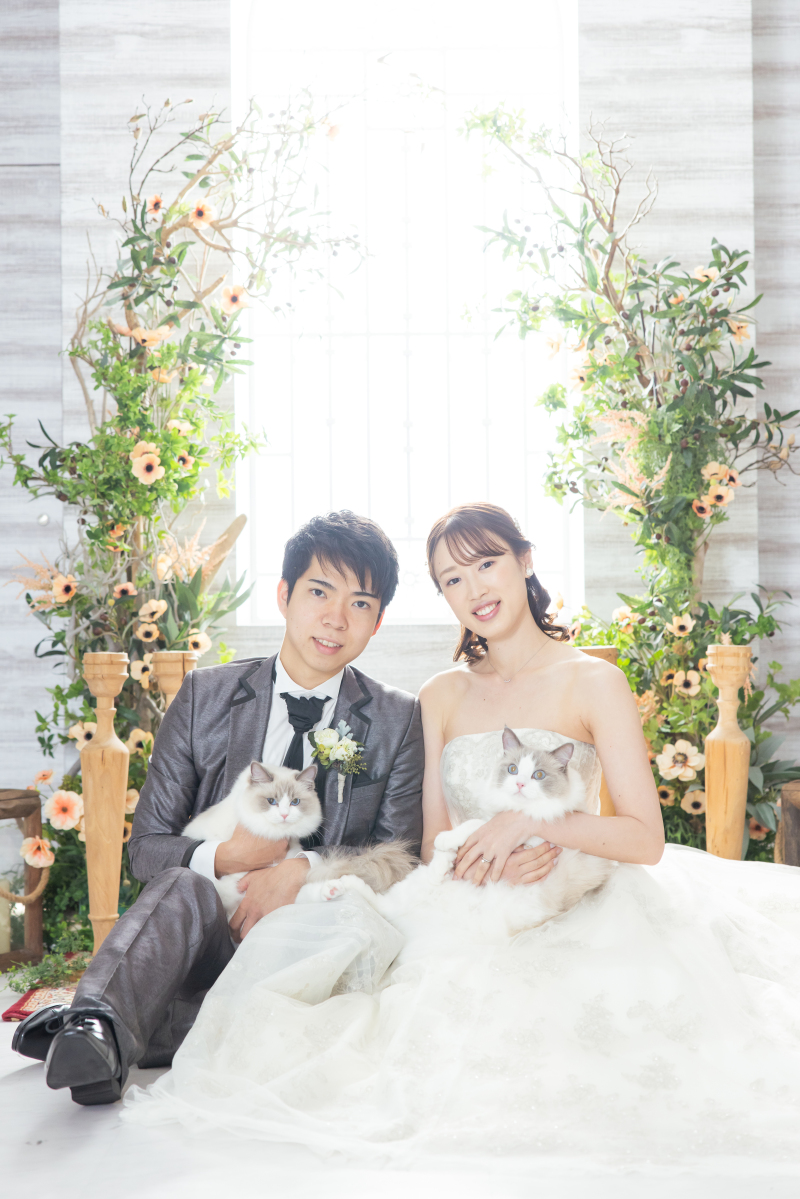 猫ちゃんと一緒に！