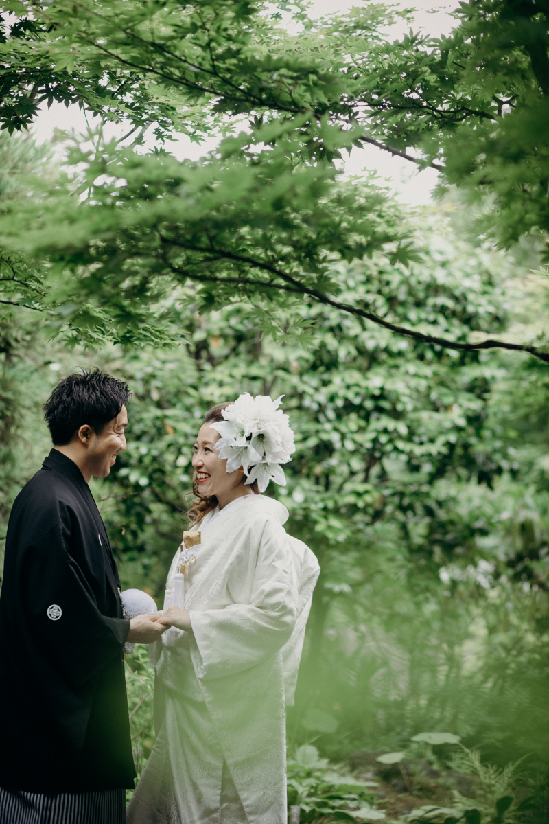 向かい合って・・・