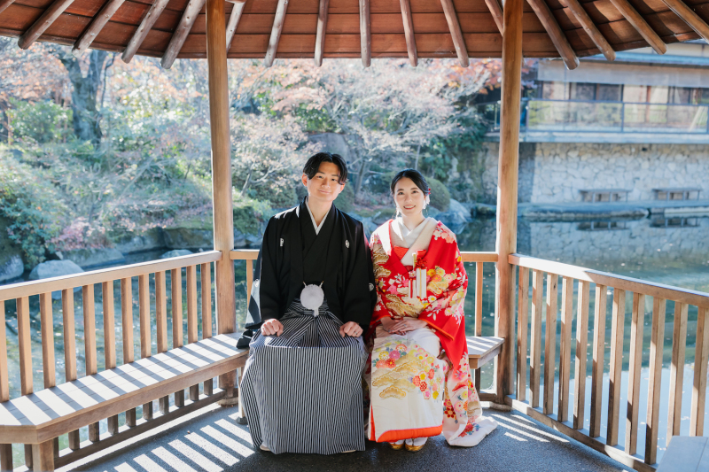 座ったショットはまた違う印象になって素敵な１枚に