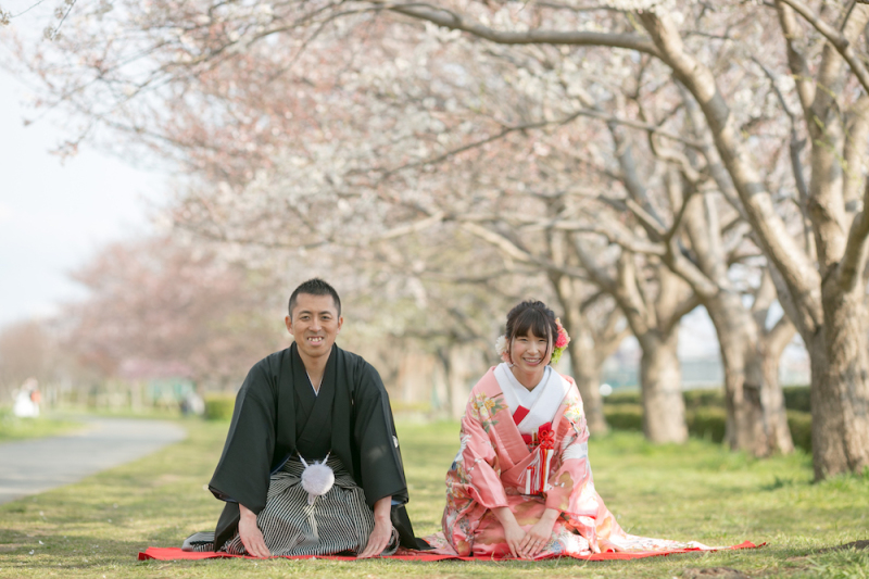 和装定番の正座カット