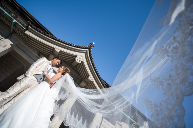 お外での撮影も！