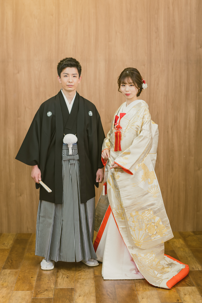 伝統的な装いで・・・