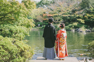 平成庭園でロケーション撮影！