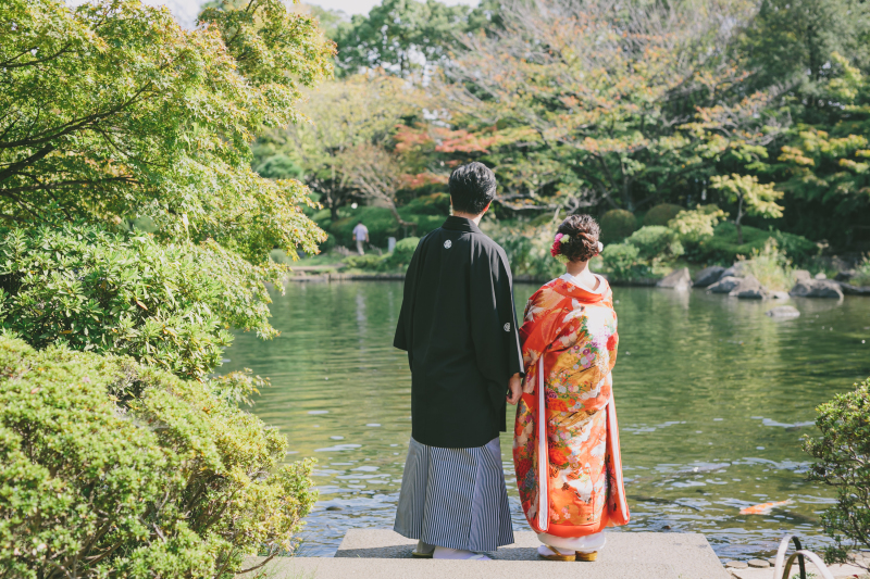 平成庭園でロケーション撮影！