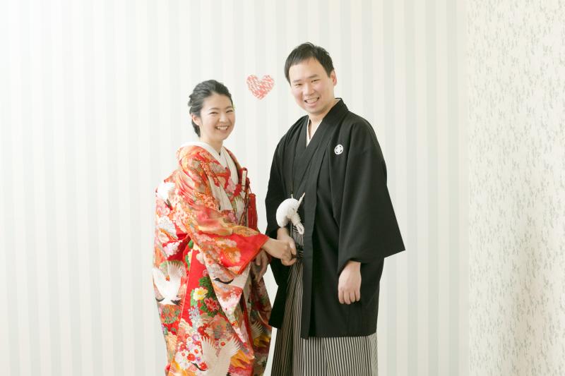 ハートマークをアクセントに