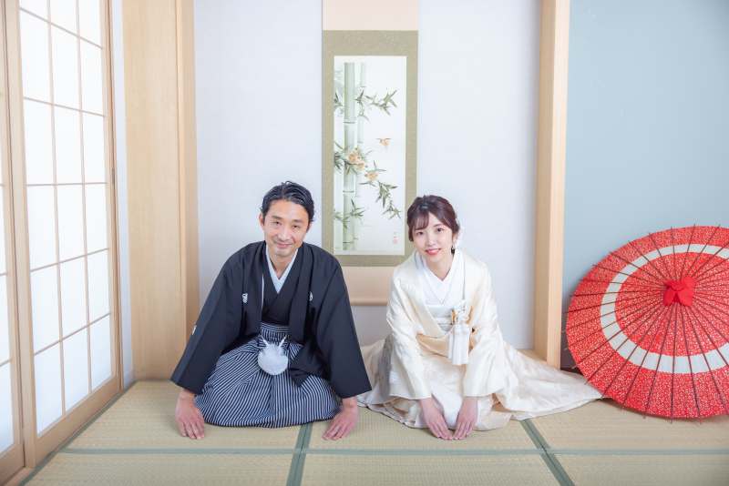 和装といえば!正座ショットもしっかりと残せます!