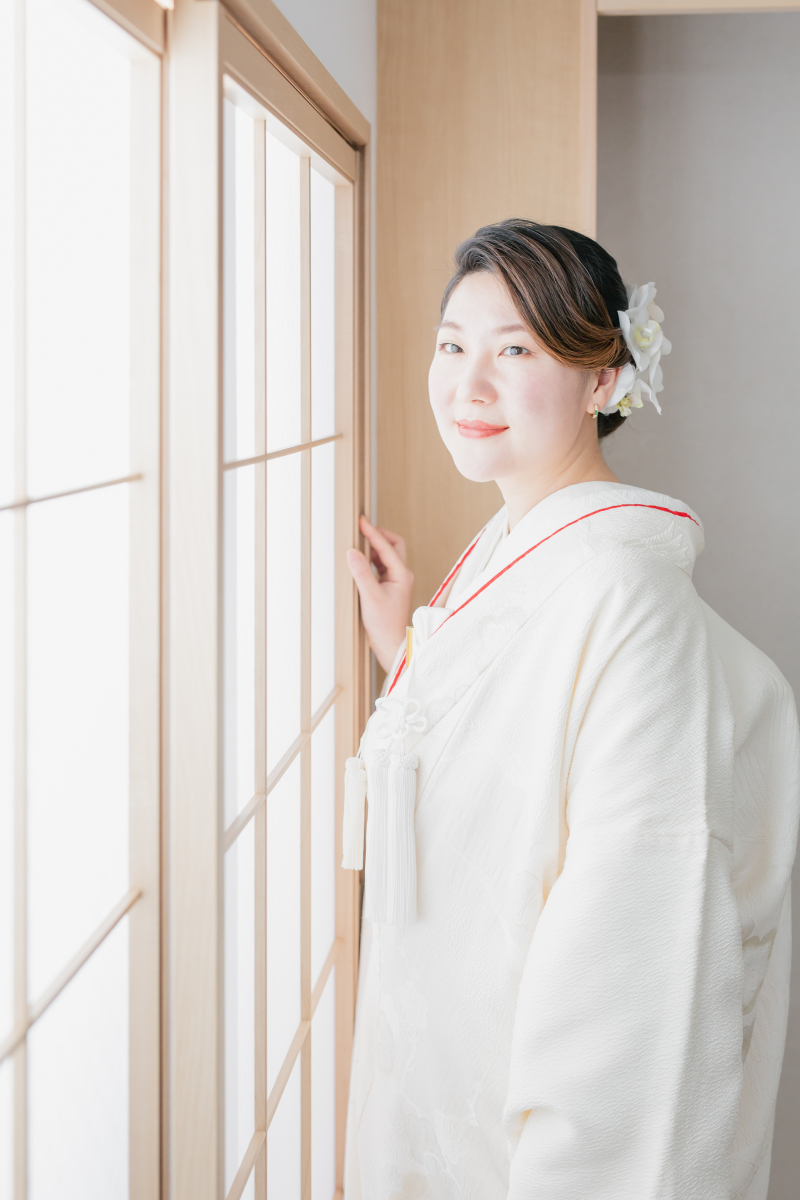 ご新婦様ソロショットも