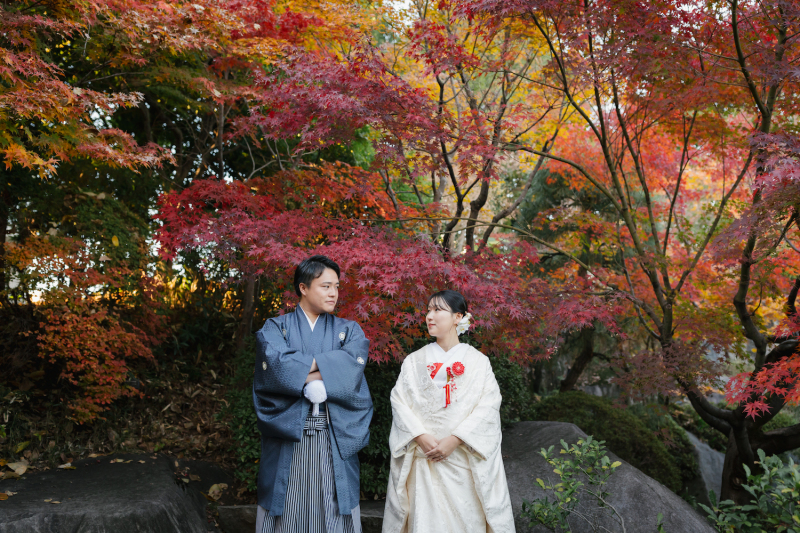 【紅葉限定！】紅葉&times;庭園おまかせプラン◆ご新婦様ヘアメイク込み