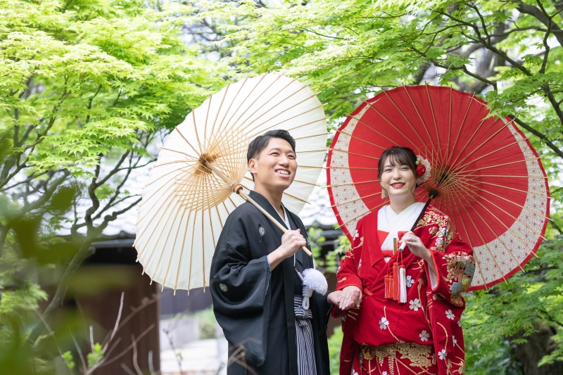 和庭園に・・・