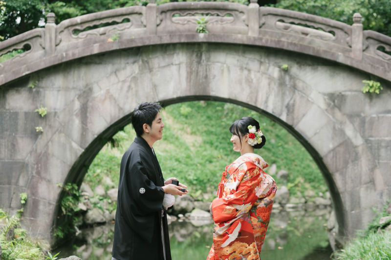 和装に映えるスポットが素敵