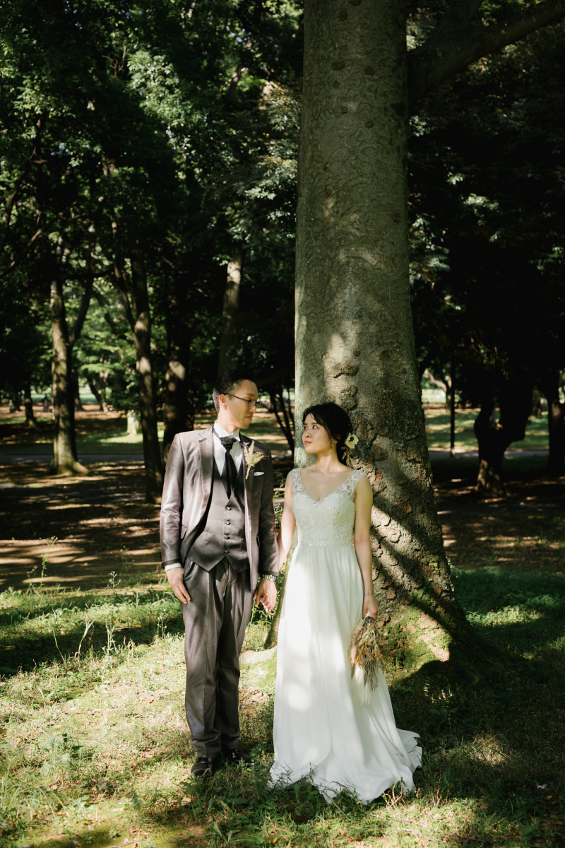 ドレスに着替えて