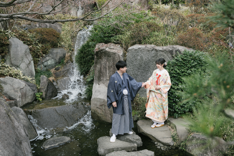 滝と一緒に♪