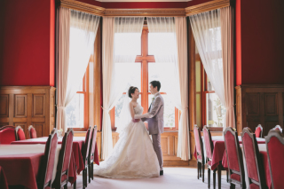 洋館でロケーションフォト