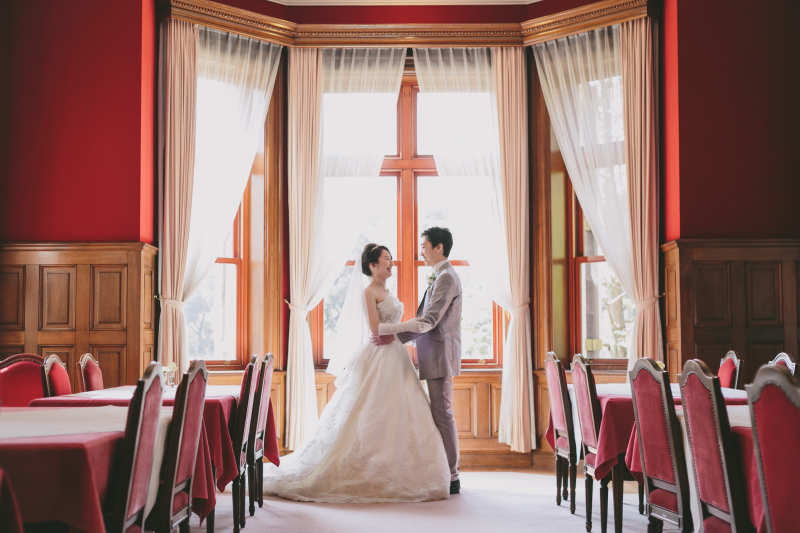 洋館でロケーションフォト