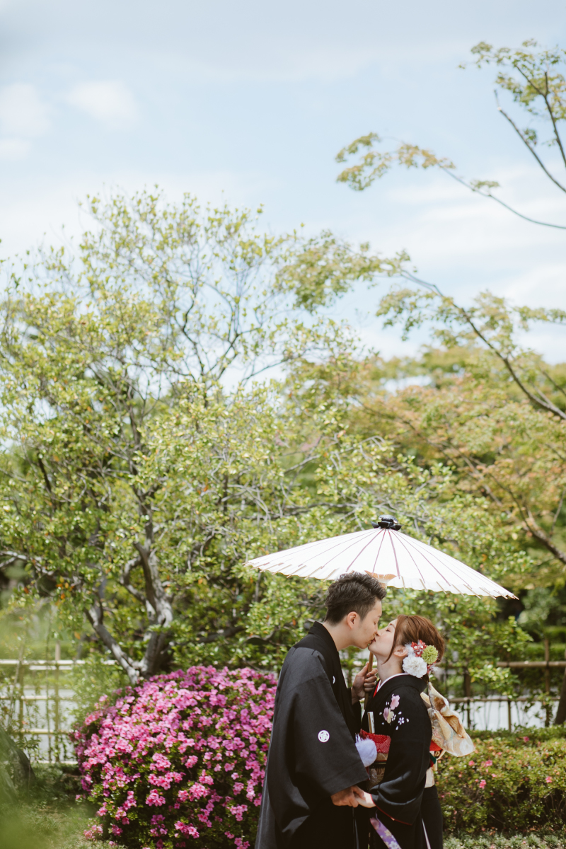 向かい合って・・・