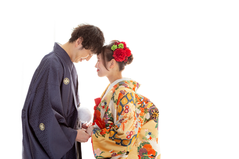 額を合わせて♡