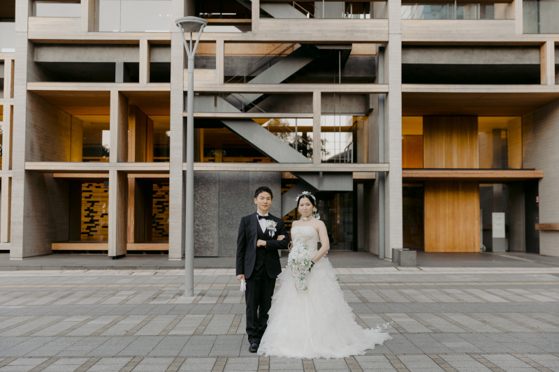 洋装撮影＠木材会館