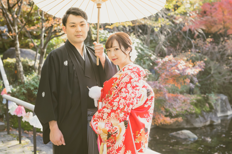 紅葉 和装ロケーション
