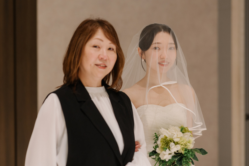 素敵な緊張感が伝わる入場シーンの撮影です!!