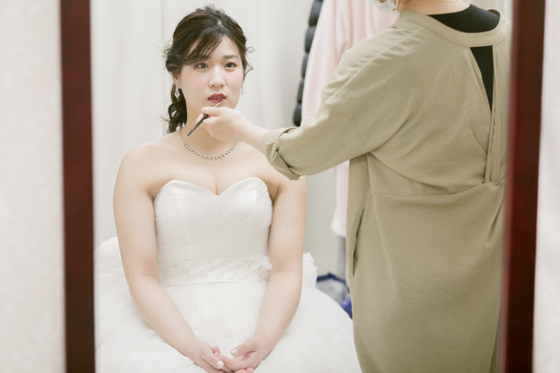 お支度中・・・