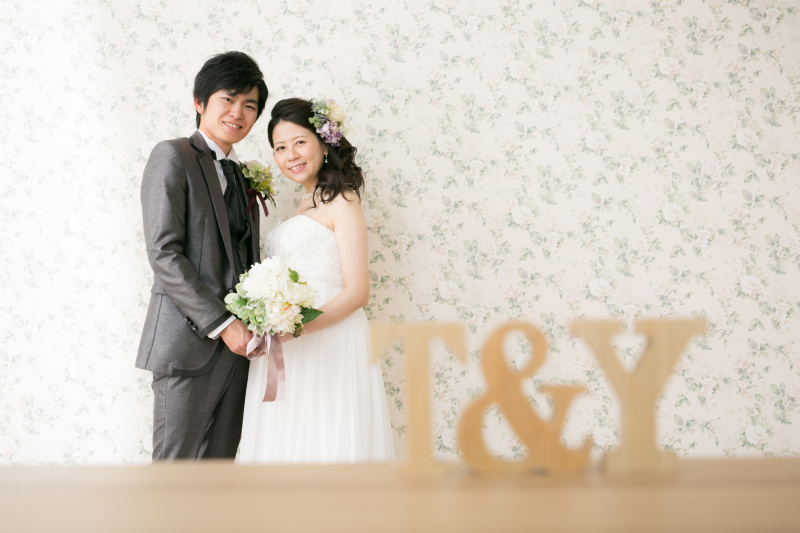 イニシャルもいれて