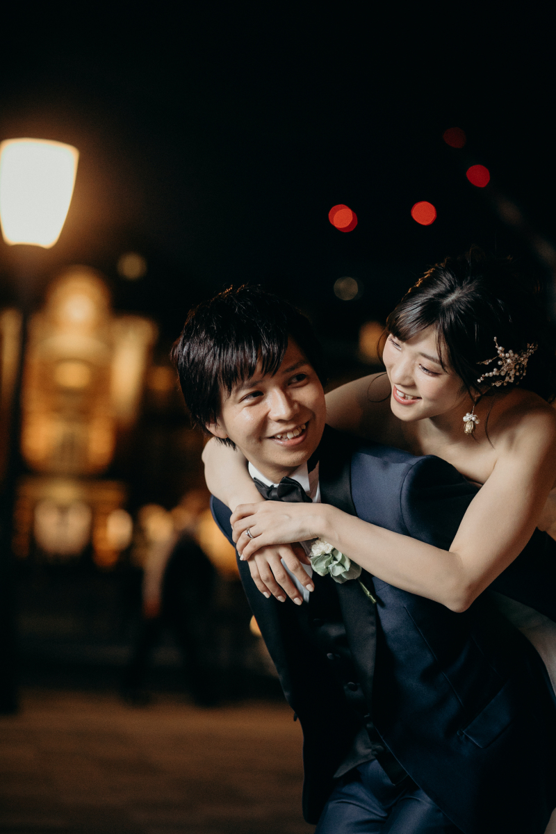 抱きつきショット!