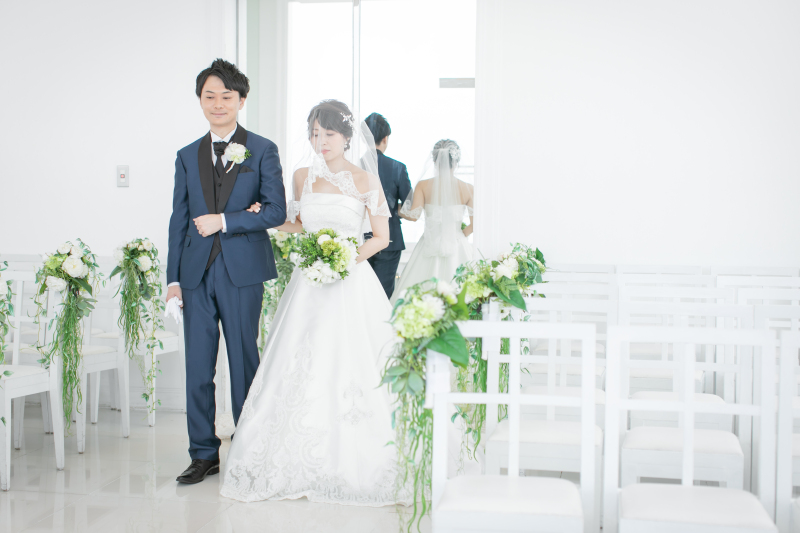 結婚式風に♡
