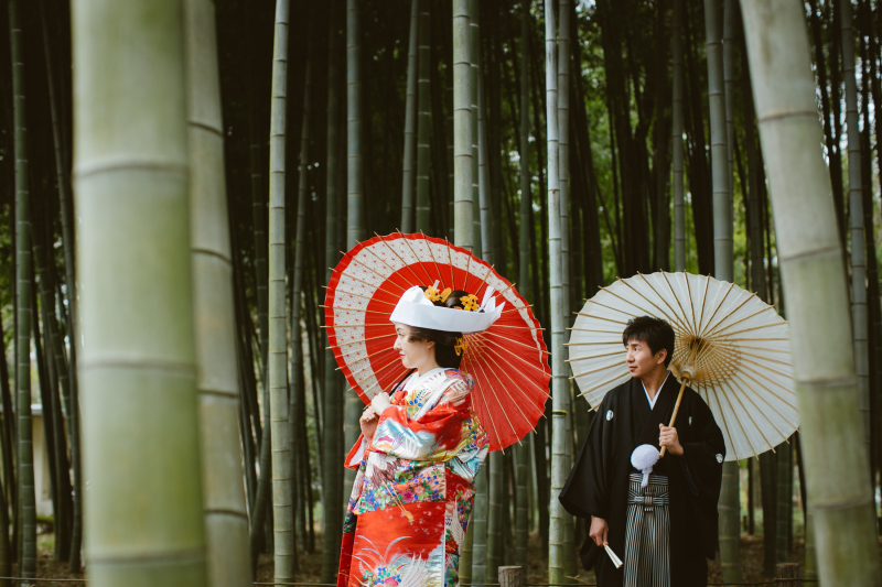 竹林の中で。。。