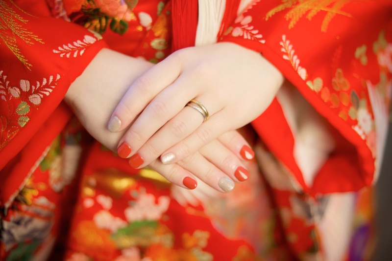 ネイルと指輪
