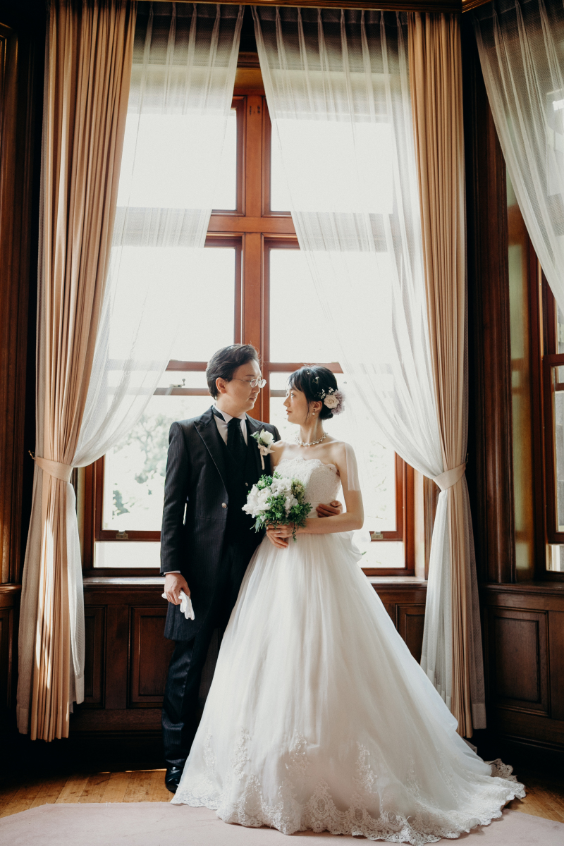 向かい合って・・・