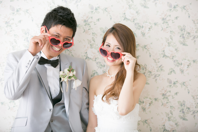 洋装も小物を使って♡