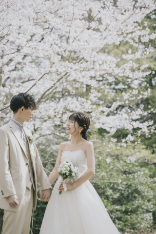 洋装撮影　昭和記念公園