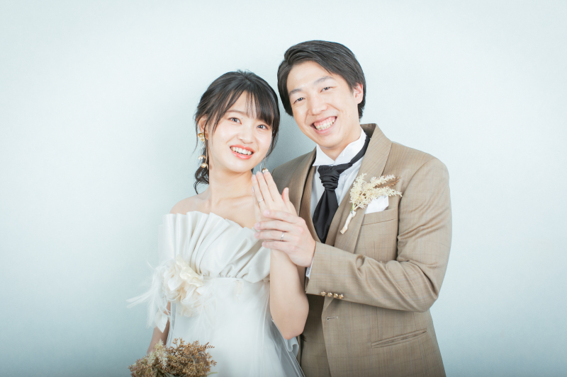 洋装にお色直し