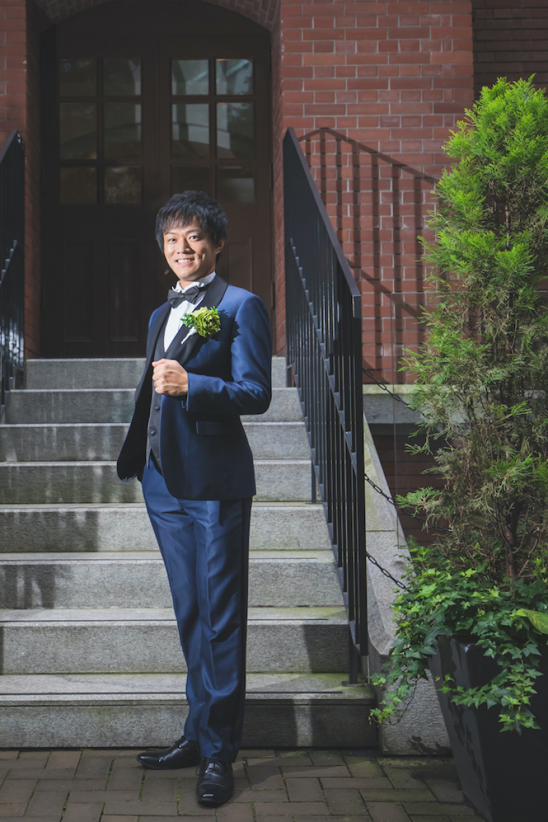 ご新郎様ソロショット