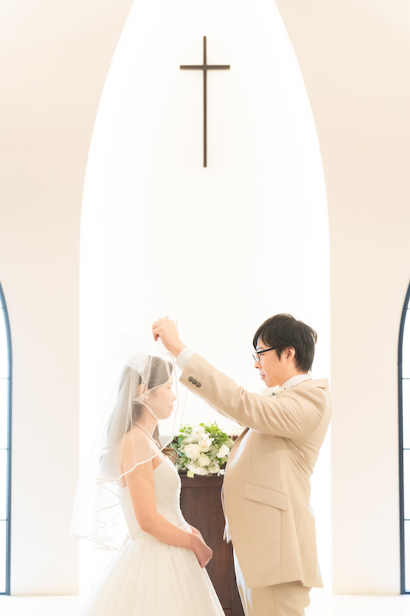 思い出にもしっかりと残る、素敵なベールアップ＊