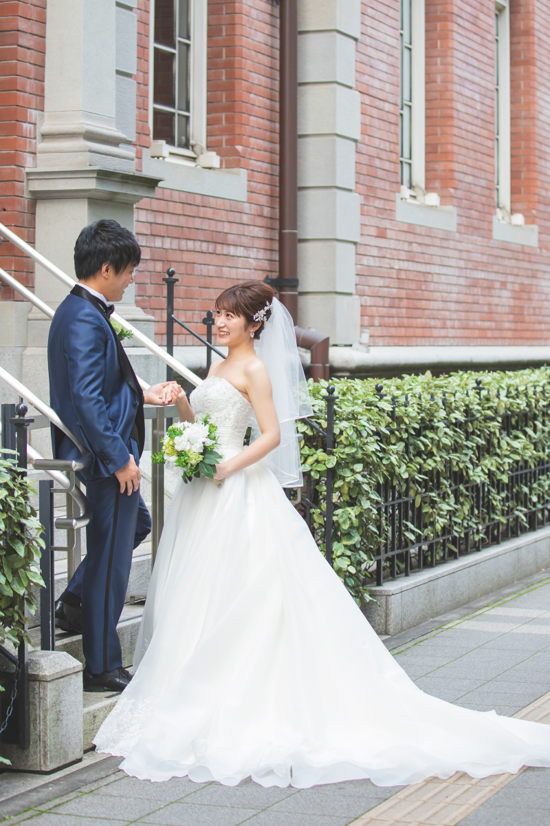 見つめ合うお二人