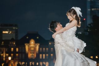 洋装 東京駅ロケーション