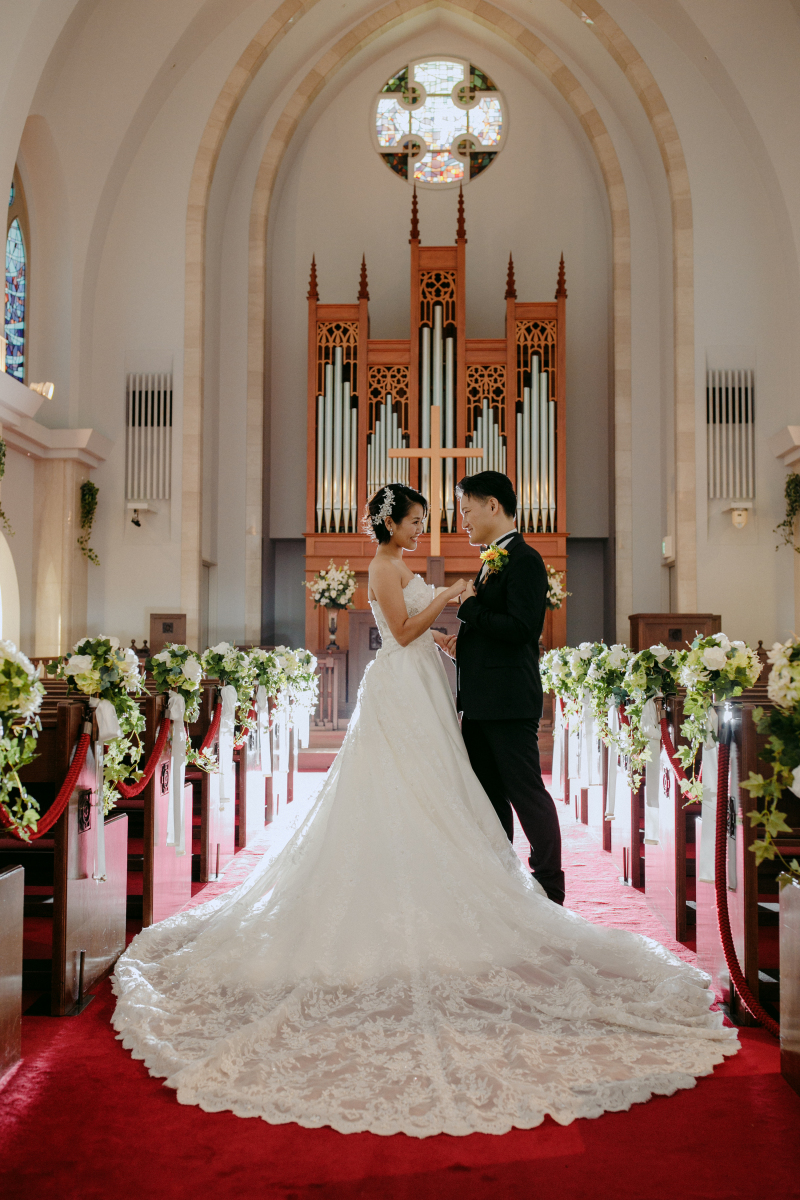 バージンロードで