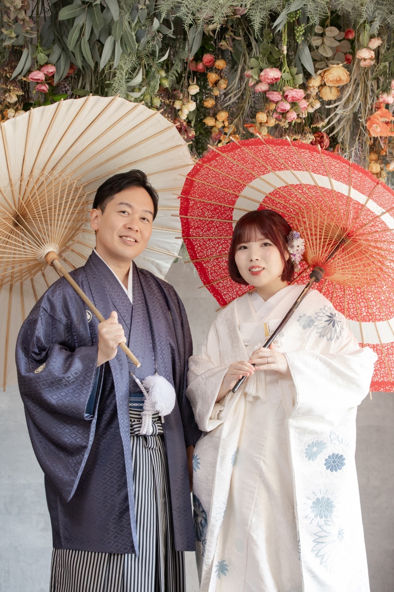 番傘を使用して*