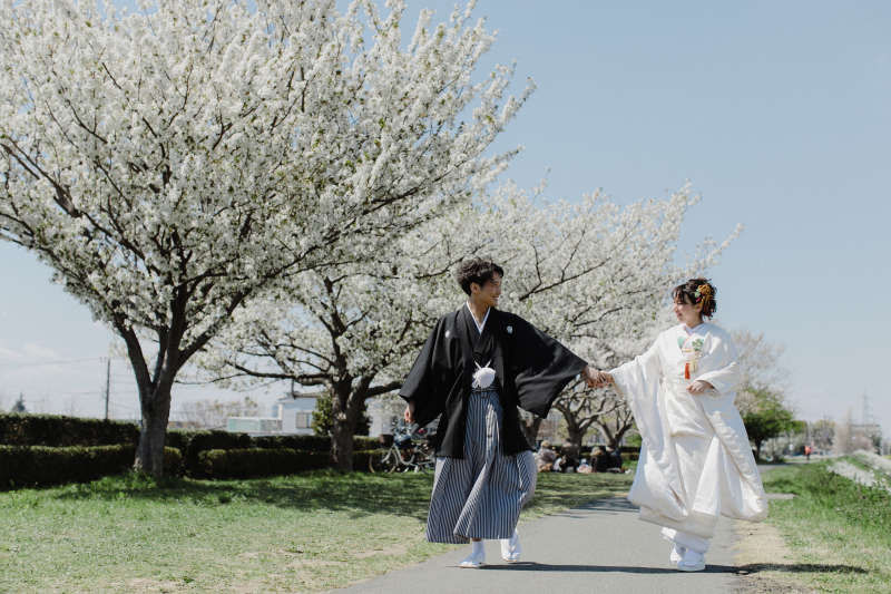 （桜）ロケーション　和装