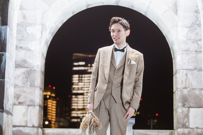 ご新郎様ソロショット♪