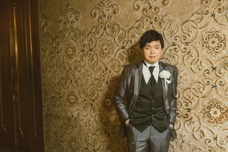 ご新郎様もソロショット