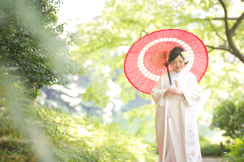 白無垢〜新緑撮影〜