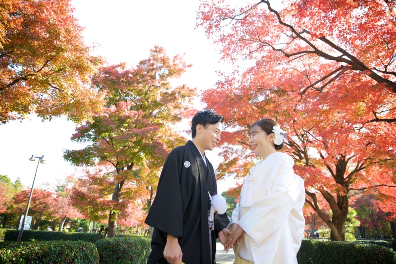 平成庭園の紅葉