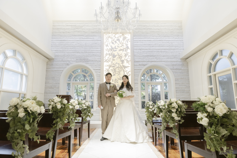 都内チャペルでフォトウェディング＊